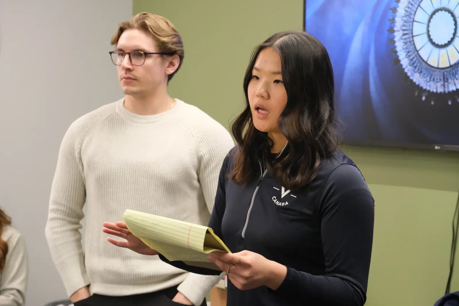 Interactive training session